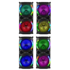 Fenton Coluna Amplificada Karaoke 2x 8 900W USB/SD/BLUETOOTH Com Efeitos  LED RGB